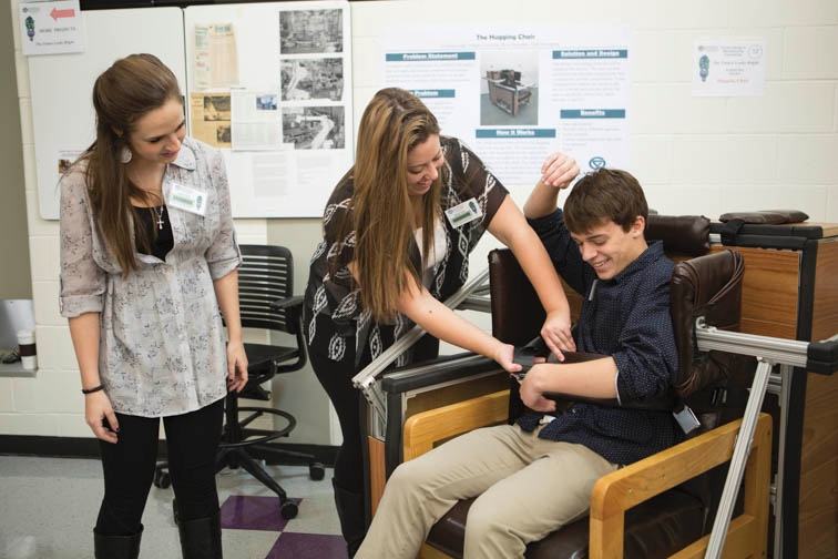 Project day for engineering students